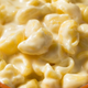 White cheddar mac and cheese shells